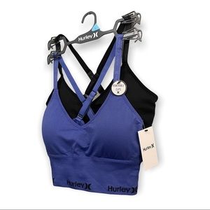 HURLEY Seamless Comfort Bras Size Large 2-pack (NWT)